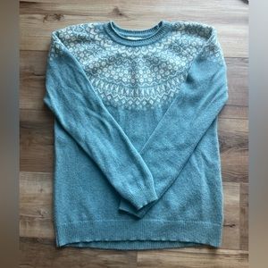 Tabitha Webb Fair Isle Wool Sweater Size: L